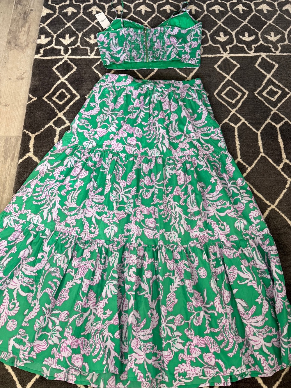 Lilly Pulitzer Winslow Maxi set. NWT size 14 - Picture 2 of 11